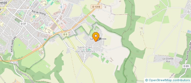 localisation de l'entreprise MONSIEUR DIDIER CHOUQUET  SAINT-CLAIR-SUR-LES-MONTS