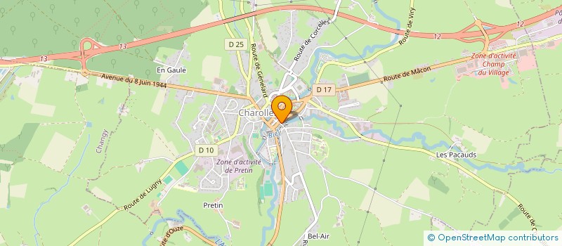 localisation de l'entreprise MONSIEUR DIDIER-CHRISTIAN VIET  CHAROLLES