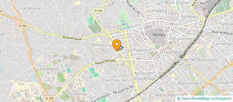 localisation de l'entreprise MONSIEUR DIDIER CHRISTIN à NIMES