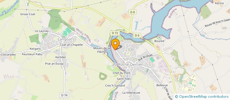 localisation de l'entreprise MONSIEUR DIDIER CIRET  LA ROCHE-JAUDY