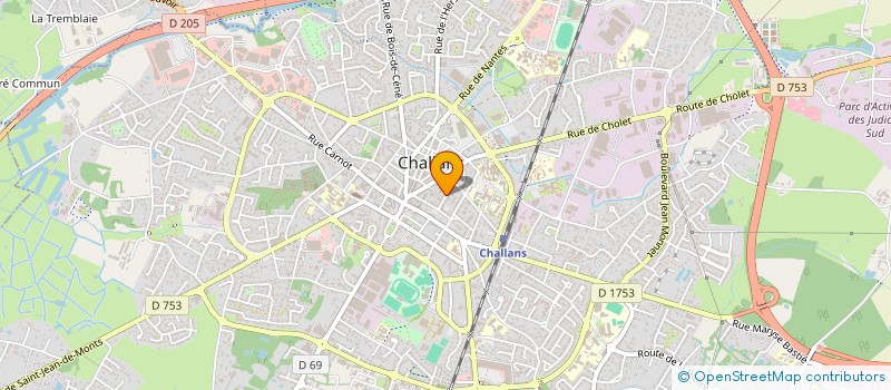 localisation de l'entreprise MONSIEUR DIDIER CIVEL à CHALLANS