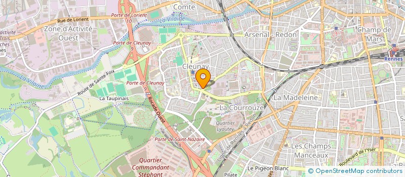 localisation de l'entreprise MONSIEUR DIDIER CLAIREAUX à RENNES