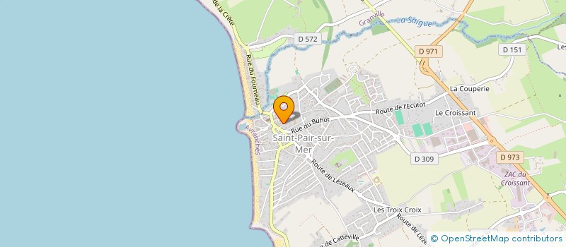 localisation de l'entreprise MONSIEUR DIDIER CLAIRET  GRANVILLE