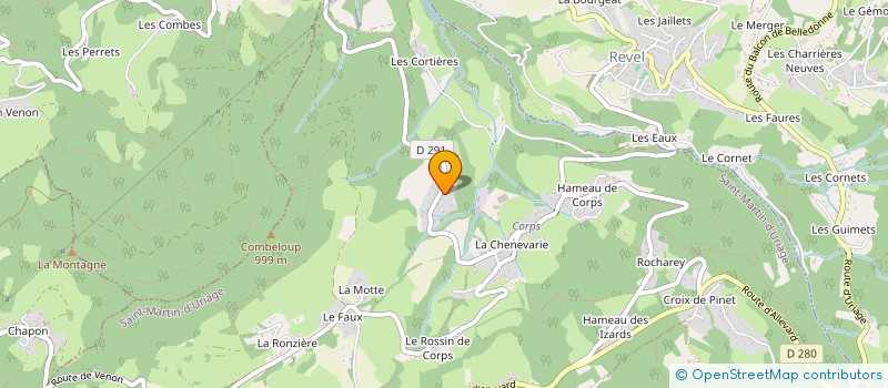 localisation de l'entreprise MONSIEUR DIDIER CLAMENS à SAINT-MARTIN-D'URIAGE