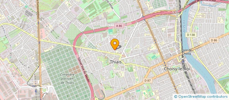 localisation de l'entreprise MONSIEUR DIDIER CLAUDE REGIS HIMBER  THIAIS