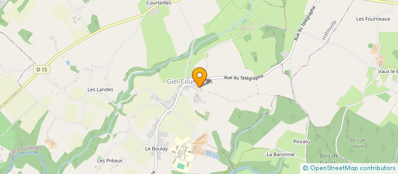localisation de l'entreprise MONSIEUR DIDIER CLAUDEL à GIEL-COURTEILLES