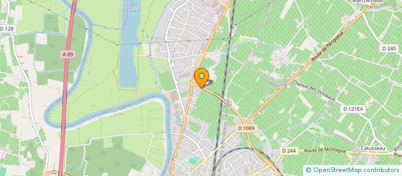 localisation de l'entreprise MONSIEUR DIDIER CLERC  LIBOURNE