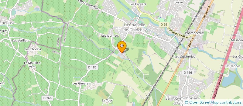 localisation de l'entreprise MONSIEUR DIDIER CLERMIDY  LA CHAPELLE-DE-GUINCHAY