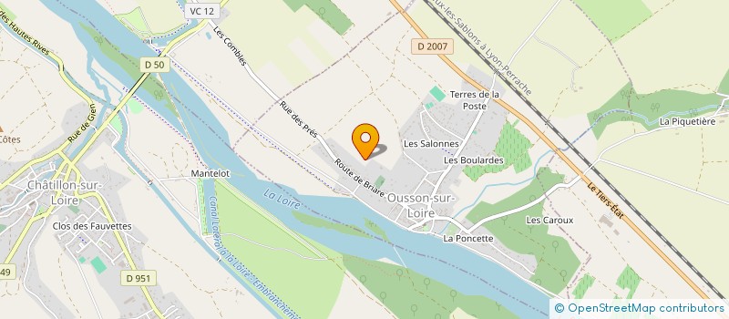 localisation de l'entreprise MONSIEUR DIDIER COCAUD  OUSSON-SUR-LOIRE
