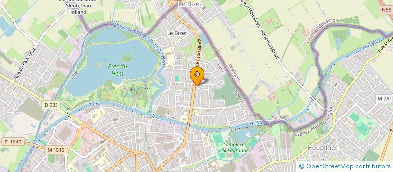 localisation de l'entreprise MONSIEUR DIDIER CODEVELLE à ARMENTIERES
