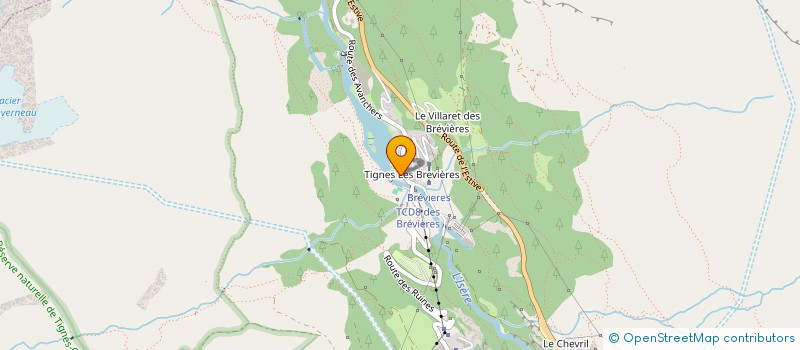 localisation de l'entreprise MONSIEUR DIDIER COHENDET  TIGNES