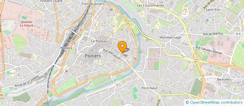 localisation de l'entreprise MONSIEUR DIDIER COLAS à POITIERS