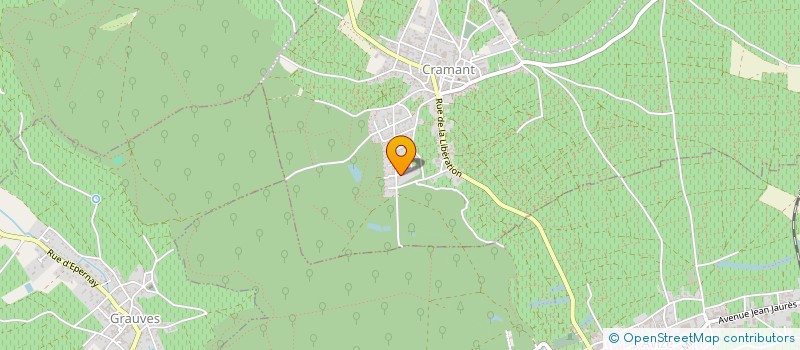 localisation de l'entreprise MONSIEUR DIDIER COLLARD  CRAMANT