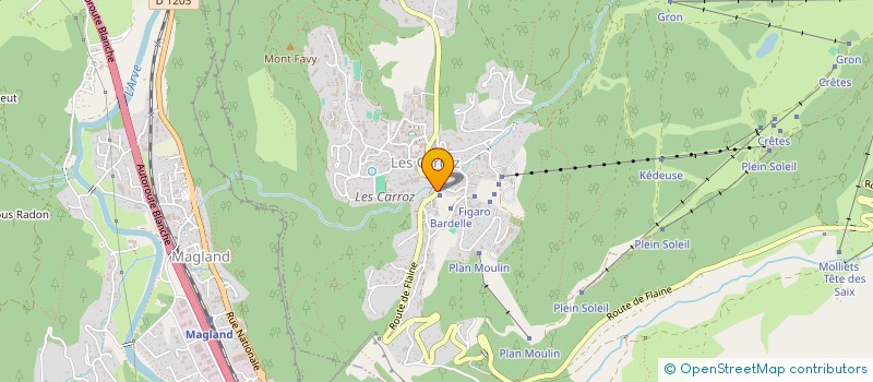 localisation de l'entreprise MONSIEUR DIDIER COLLE  ARACHES-LA-FRASSE