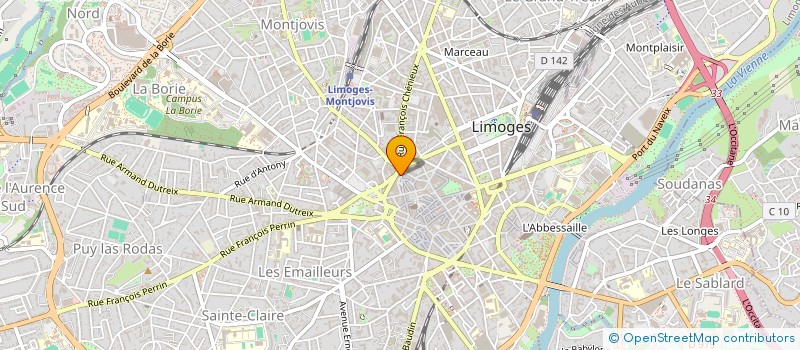 localisation de l'entreprise MONSIEUR DIDIER COLLOT à LIMOGES