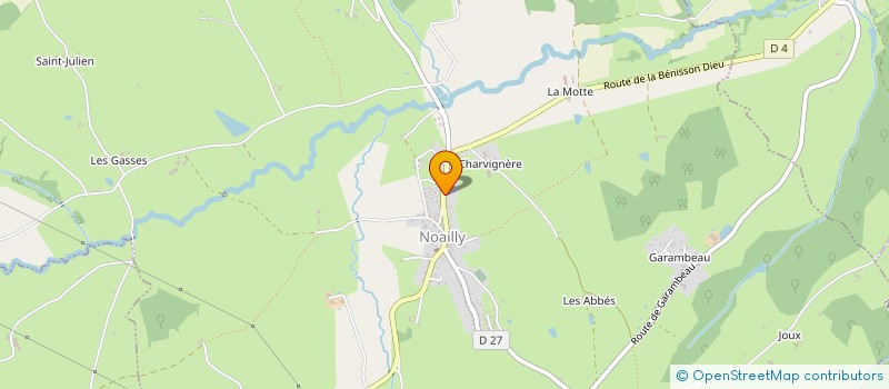 localisation de l'entreprise MONSIEUR DIDIER COLMAGNE  NOAILLY