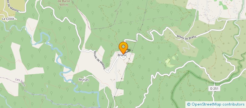 localisation de l'entreprise MONSIEUR DIDIER COLOMB  LES VANS