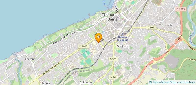 localisation de l'entreprise MONSIEUR DIDIER CONVERSET à THONON-LES-BAINS