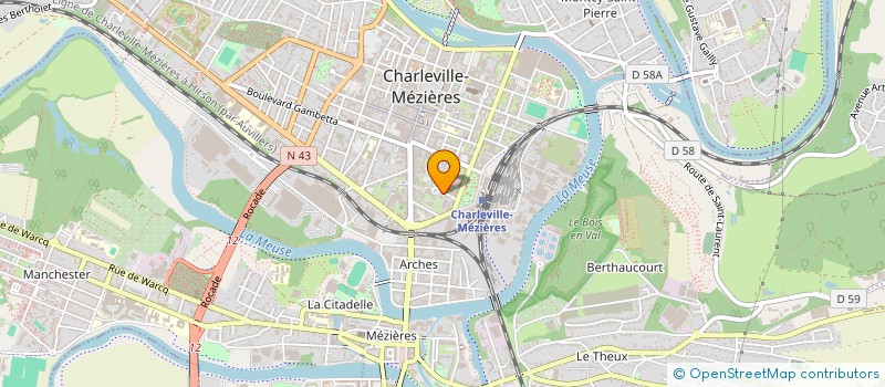 localisation de l'entreprise MONSIEUR DIDIER COOLS  CHARLEVILLE-MEZIERES