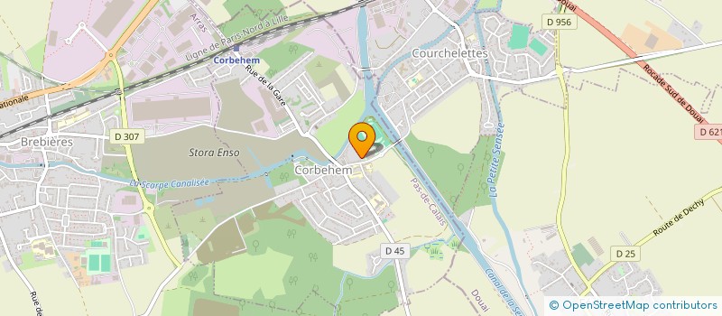 localisation de l'entreprise MONSIEUR DIDIER COQUIDE  CORBEHEM