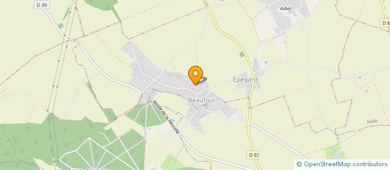 localisation de l'entreprise MONSIEUR DIDIER COQUIN  EPEGARD