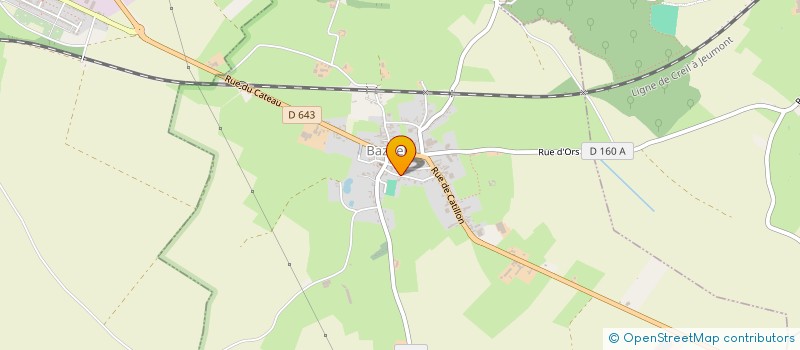 localisation de l'entreprise MONSIEUR DIDIER CORDELLE  BAZUEL