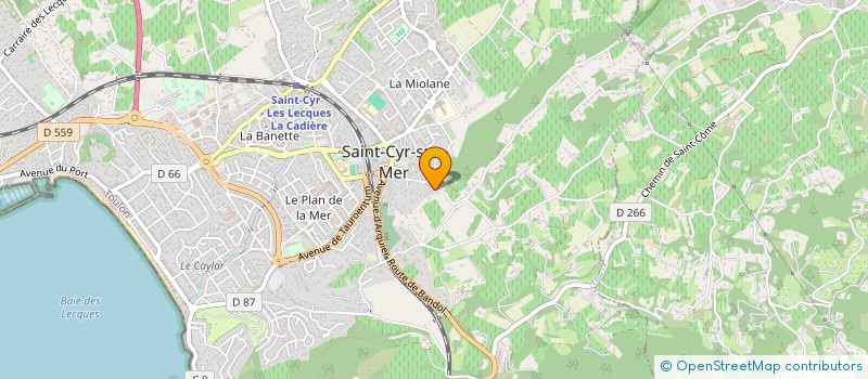 localisation de l'entreprise MONSIEUR DIDIER CORNET à SAINT-CYR-SUR-MER
