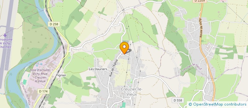 localisation de l'entreprise MONSIEUR DIDIER CORRE à CREUZIER-LE-VIEUX