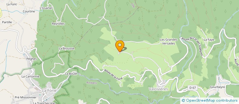 localisation de l'entreprise MONSIEUR DIDIER COSTE  VALCIVIERES