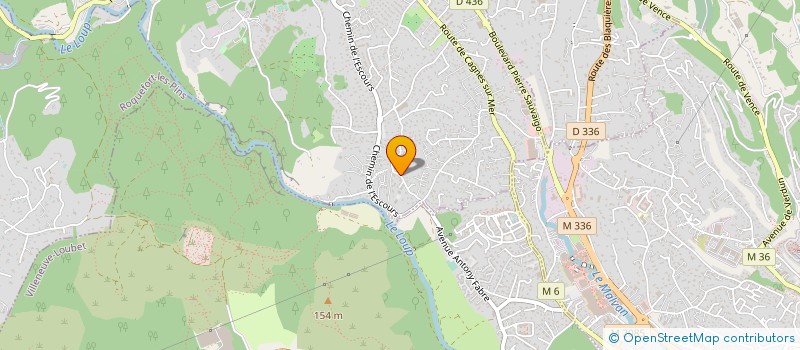 localisation de l'entreprise MONSIEUR DIDIER COTS  LA COLLE-SUR-LOUP