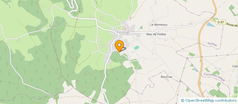 localisation de l'entreprise MONSIEUR DIDIER COUDERC  AMBEYRAC