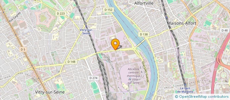 localisation de l'entreprise MONSIEUR DIDIER COULEAU  VITRY SUR SEINE