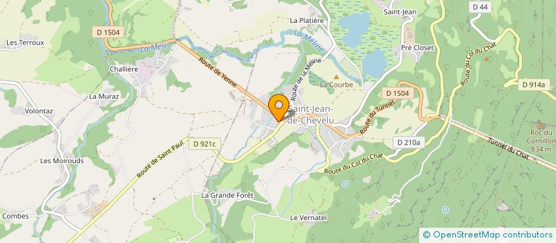 localisation de l'entreprise MONSIEUR DIDIER COULERU  SAINT-JEAN-DE-CHEVELU