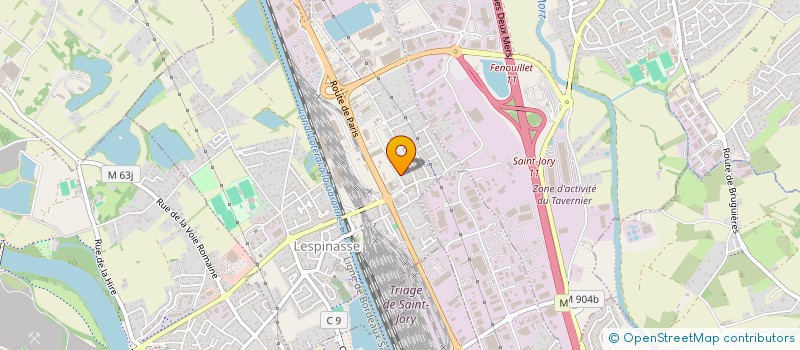 localisation de l'entreprise MONSIEUR DIDIER COULY  LESPINASSE