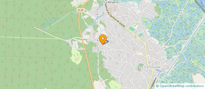 localisation de l'entreprise MONSIEUR DIDIER COUPRIE  LA TREMBLADE