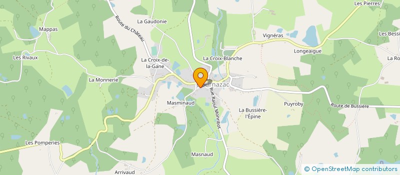 localisation de l'entreprise MONSIEUR DIDIER COURIVAUD à BUSSIERE-GALANT