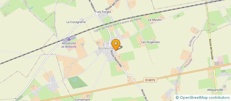 localisation de l'entreprise MONSIEUR DIDIER COURMONTAGNE  BOLLEVILLE