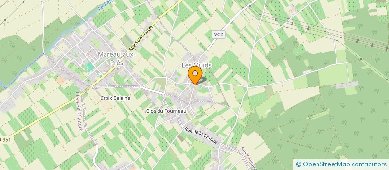 localisation de l'entreprise MONSIEUR DIDIER COURTOIS  MAREAU-AUX-PRES