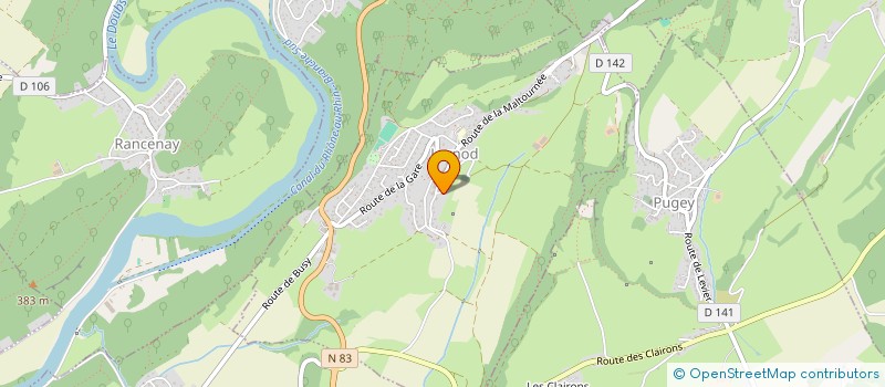 localisation de l'entreprise MONSIEUR DIDIER COURVOISIER  LARNOD