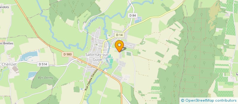 localisation de l'entreprise MONSIEUR DIDIER CRAYE  SALORNAY-SUR-GUYE