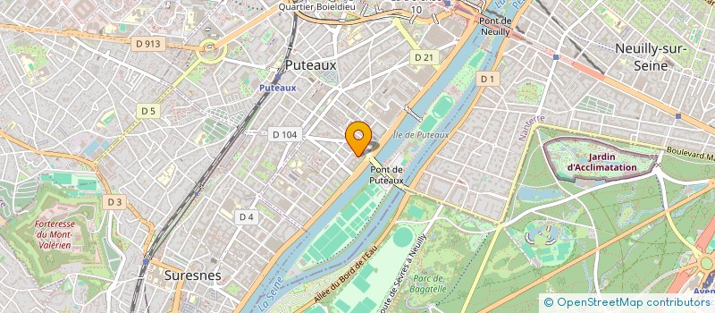 localisation de l'entreprise MONSIEUR DIDIER CRESSOT  PUTEAUX