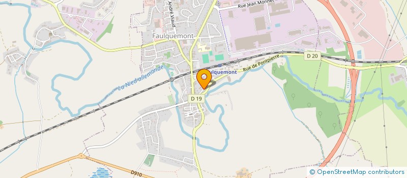 localisation de l'entreprise MONSIEUR DIDIER CROISSANT  FAULQUEMONT