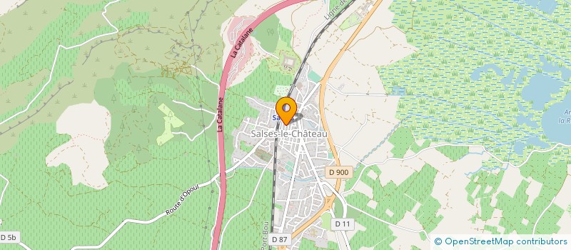 localisation de l'entreprise MONSIEUR DIDIER CRUSSIERE  SALSES-LE-CHATEAU