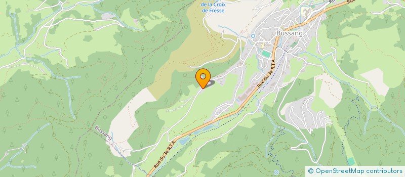 localisation de l'entreprise MONSIEUR DIDIER CUNAT  BUSSANG