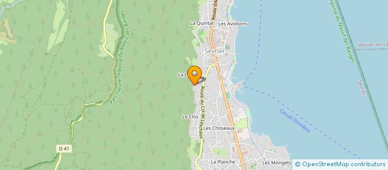 localisation de l'entreprise MONSIEUR DIDIER CURDY  SEVRIER