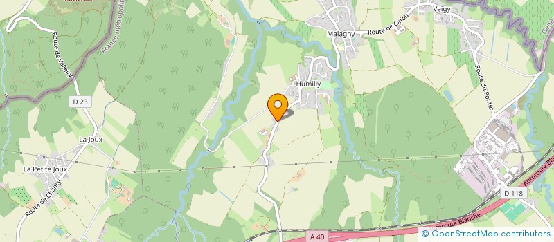 localisation de l'entreprise MONSIEUR DIDIER CURTET  VIRY