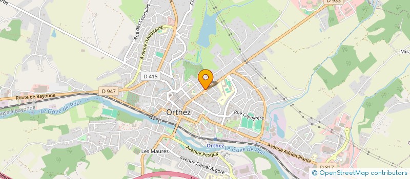localisation de l'entreprise MONSIEUR DIDIER CUSSONNEAU à ORTHEZ