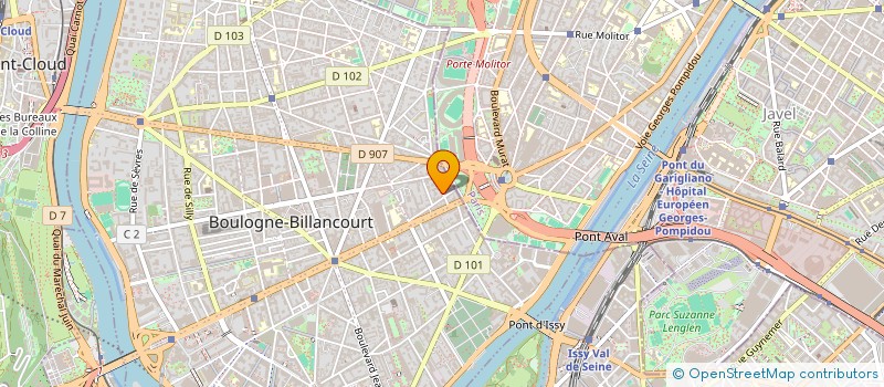localisation de l'entreprise MONSIEUR DIDIER CUVEREAUX à BOULOGNE-BILLANCOURT