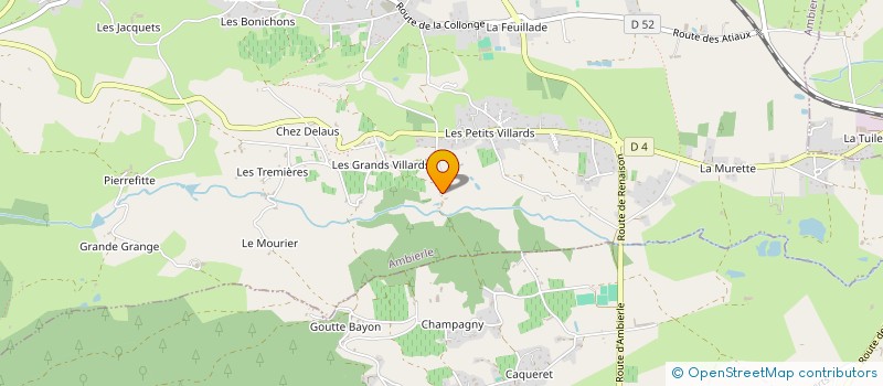 localisation de l'entreprise MONSIEUR DIDIER DALLIERE  AMBIERLE