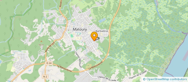 localisation de l'entreprise MONSIEUR DIDIER DANIEL METEZEAU  MATOURY